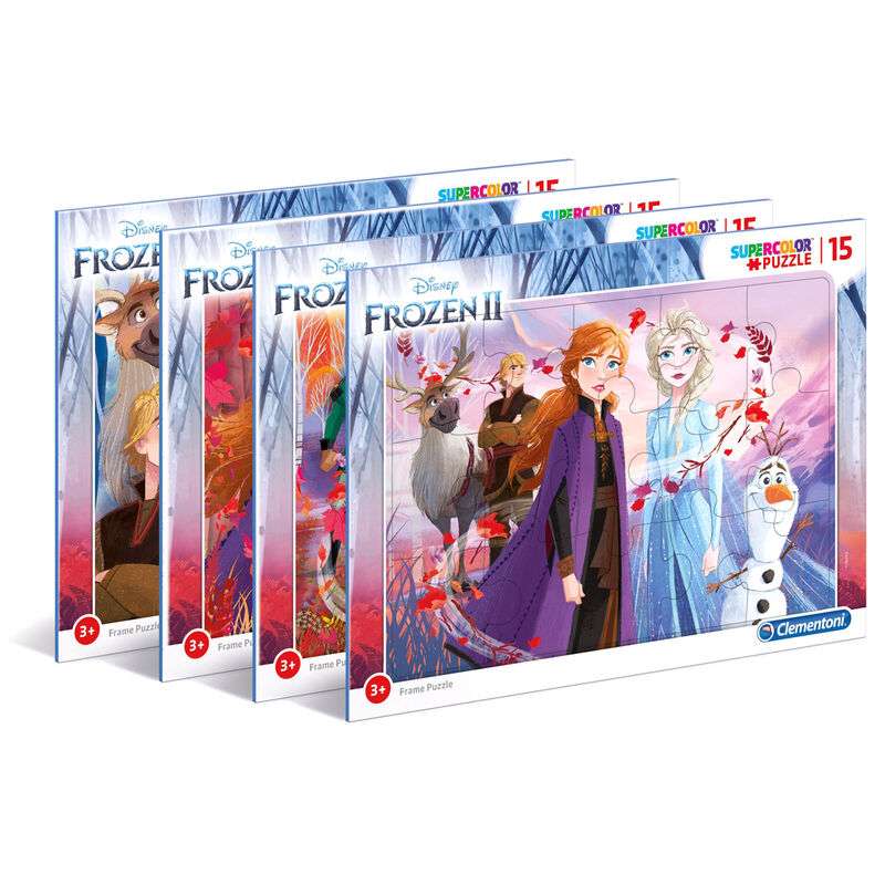 Puzle rāmī CLEMENTONI Frozen 15 detaļas