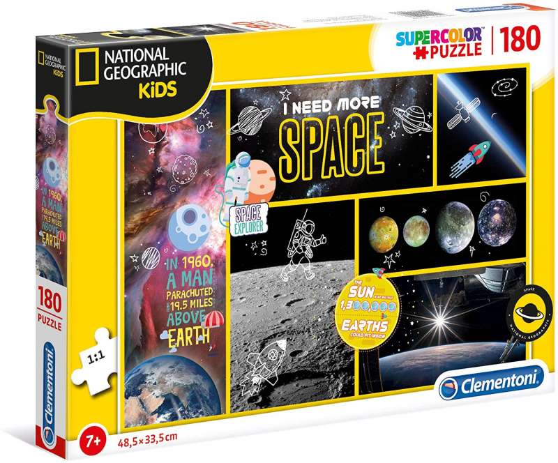 Puzle 180 CLEMENTONI National Geo Kids