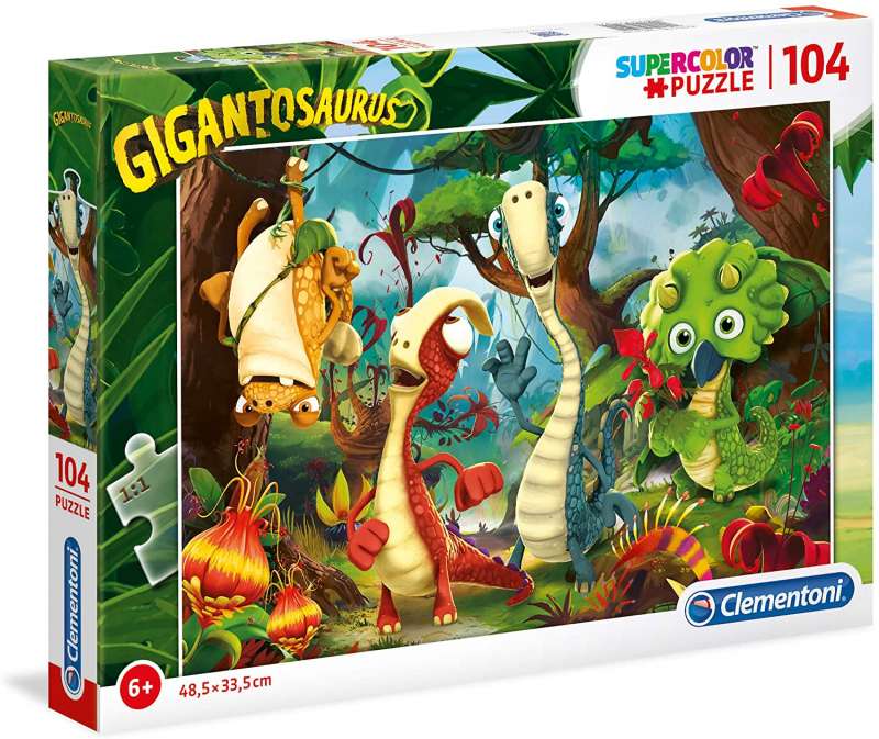 Puzzle 104 CLEMENTONI  Gigantosaurus
