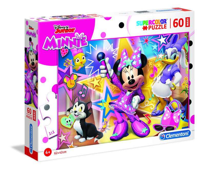 Puzle CLEMENTONI Minnie Happy MAXI 60 detaļas