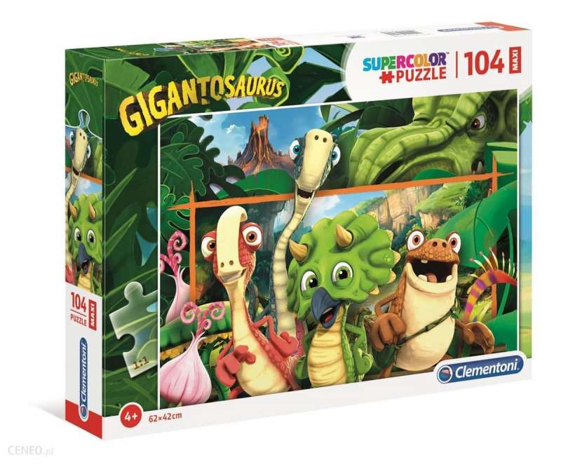 Puzle 104 MAXI CLEMENTONI Gigantosaurus