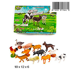 Dzīvnieku figūriņa 1gb. FARM ANIMAL mix