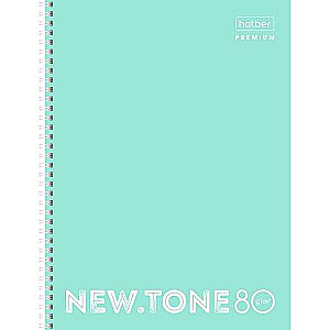 Zinātnes burtnīca 80l A4 220x295mm LĪNIJA PASTEL MINTS