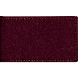 Vizuļkarte 12 kabatas 70X112mm SARIF Bordo