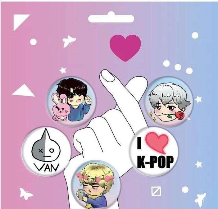 Nabors nozīmīšu. K-POP (5 gb.) (of.1)