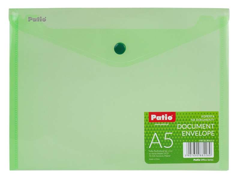 Mape A5 ar pogu PATIO zaļa