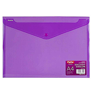 A4 mapīte ar pogu PATIO violetā