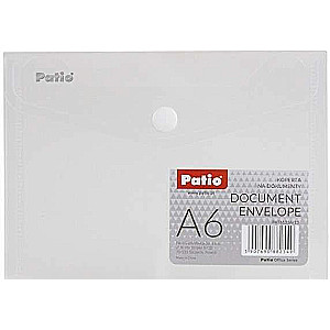 Mape A6 ar pogu PATIO caurspīdīga