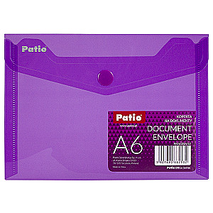 A6 mapīte ar pogu PATIO violetā