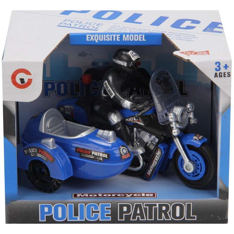Полицейский мотоцикл с коляской 