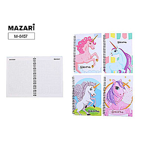 Bloknotu MAGIC UNI 14,5x21 cm, 44 l.