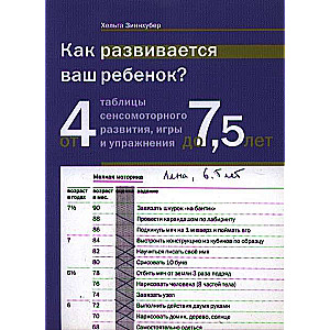 Kā attīstās jūsu bērns? Sensomotoriskās attīstības tabulas, spēles un vingrinājumi. No 4 līdz 7,5 gadiem