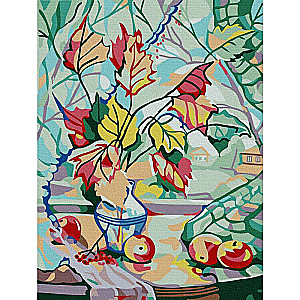 Glezna pēc numuriem (15x20) RUDENS NATUREMORS (18 krāsas)