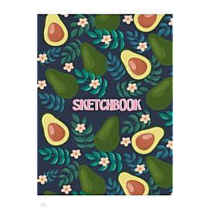 Sketchbook. Avokado ar lapām