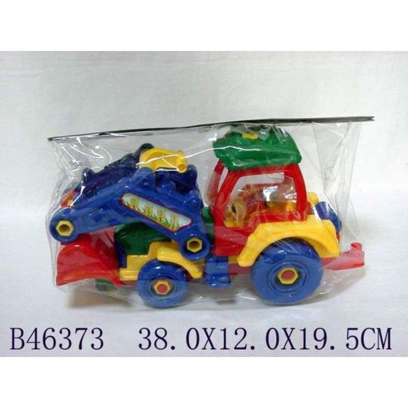 Rotaļlieta-konstruktors Traktors