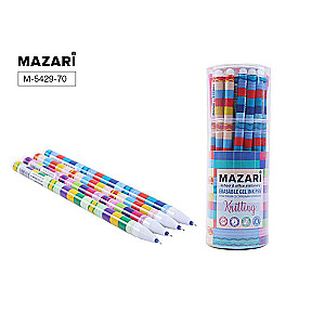 Gēla pildspalva ar dzēšamām tinte KNITTING, ZILA
