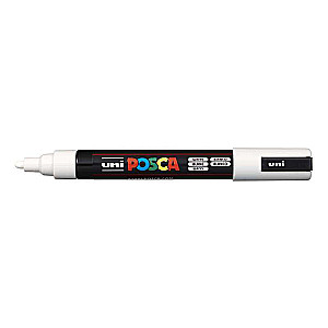 Ūdens bāzes marķieris UNI Posca PC-5M balts