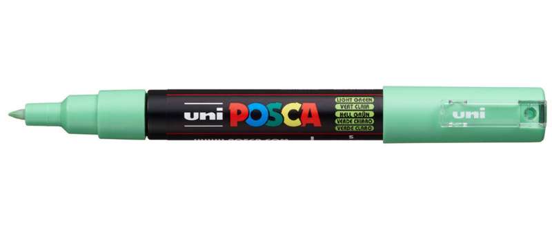 Маркер на водной основе UNI Posca PC-1M салатовый (5)
