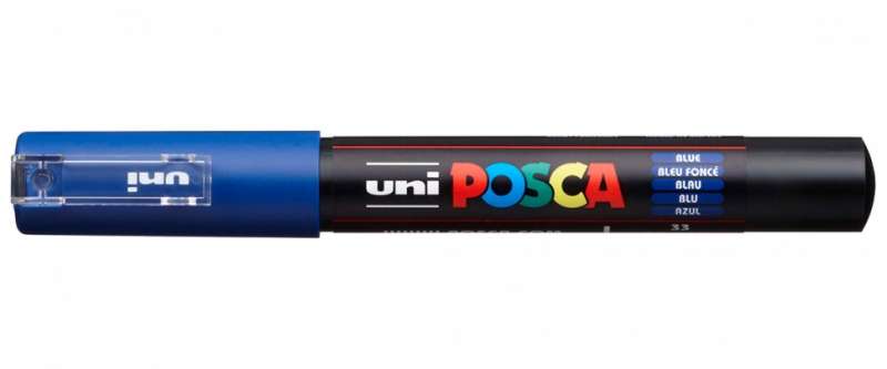 Маркер на водной основе Uni POSCA PC-1M , синий (33)