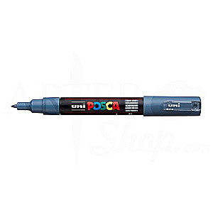 POSCA PC-1M marķieris ar ovālu galu d:0,7mm, krāsa 61 zili pelēka