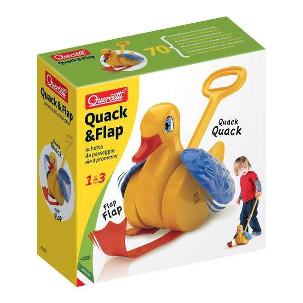 Stumjamā rotaļlieta - Quack & Flap