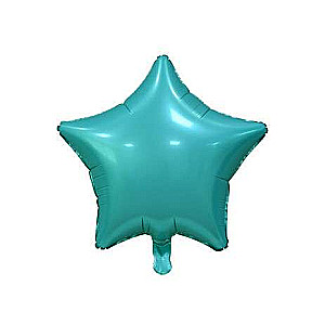 Folijas balons 19 Zvaigzne jūras zaļš, matēts