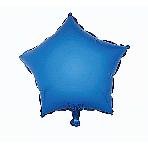 Folijas balons 18 Zvaigzne zila
