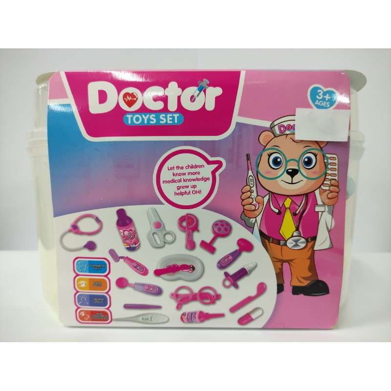 ārsta darbarīku komplekts Doctor kastītē
