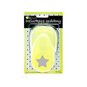 Dekoratīvais caurumotājs 5cm - Zvaigzne