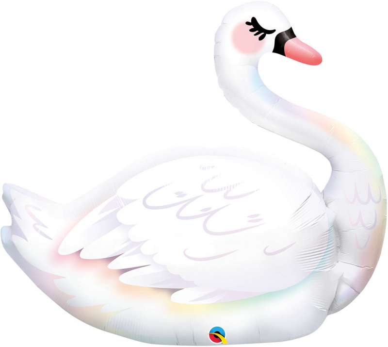 Фольгированный шар 37 "Graceful Swan"