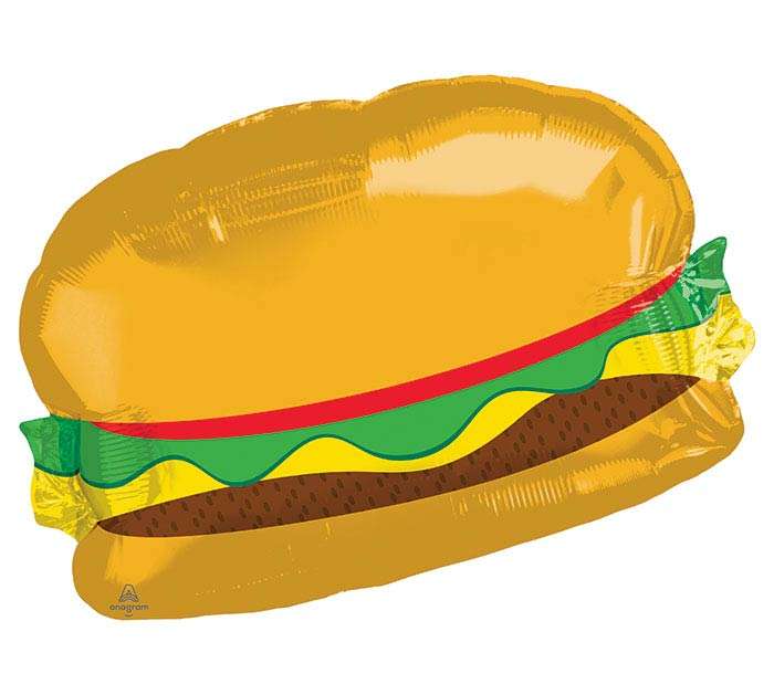 Фольгированный шар 66/*45см. "Hamburgers"