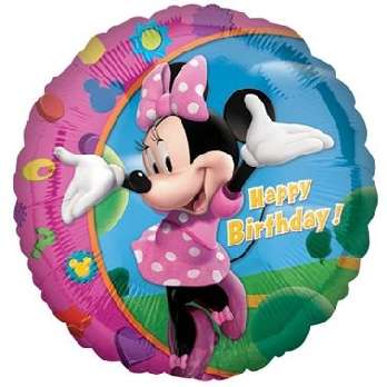 Folijas balons 18 ''Minnie Happy Birthday''