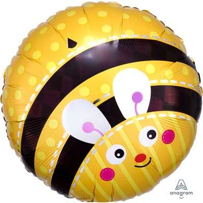 Follijas balons 17 "Standart Cute Blumblebee" 43cm