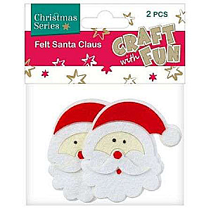 Aplikāciju dekors Ziemaasvēku Santa Clause