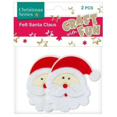 Aplikāciju dekors Ziemaasvēku Santa Clause