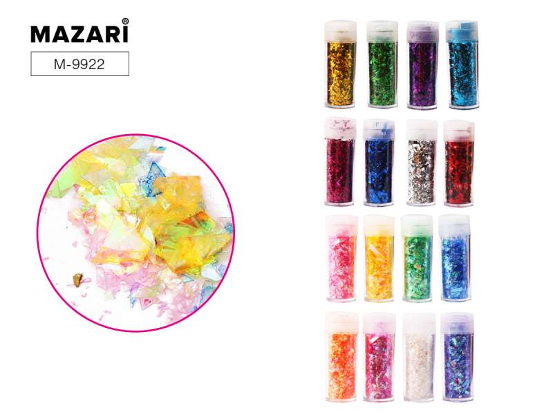 Dekoratīvo fliteru komplekts GLITTER ASSORTI