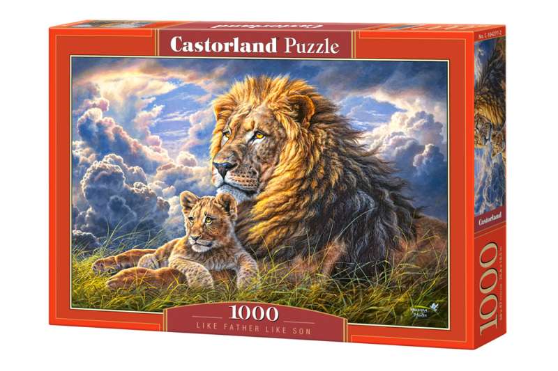 Puzzle 1000. Lauva ar mazuli