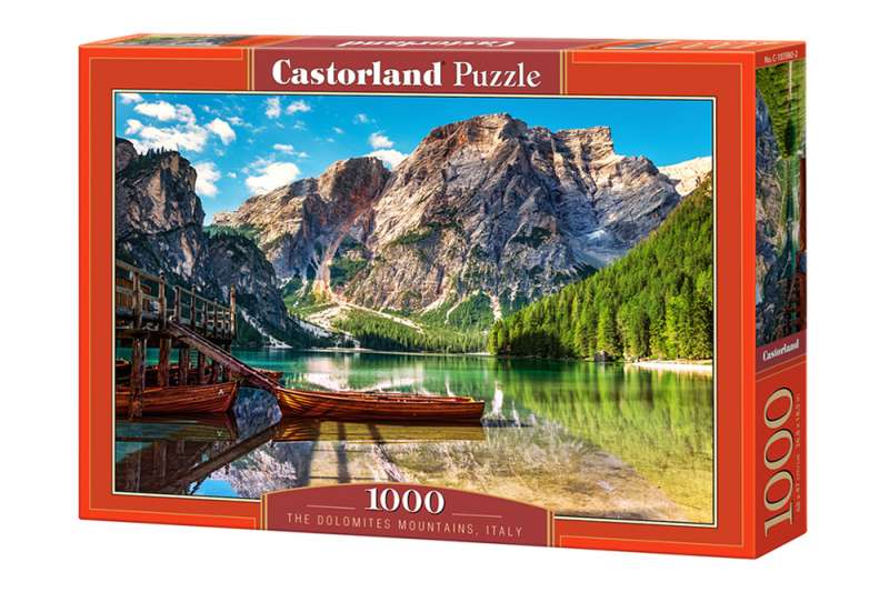 Puzle 1000. Dolomītu kalni, Itālija