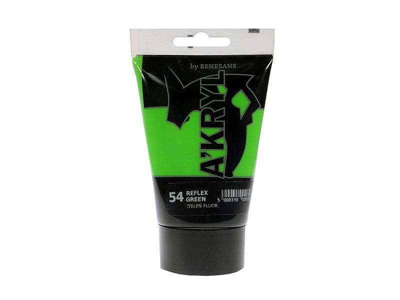 Akrila krāsa 100ml,(FLUO ZAĻĀ)