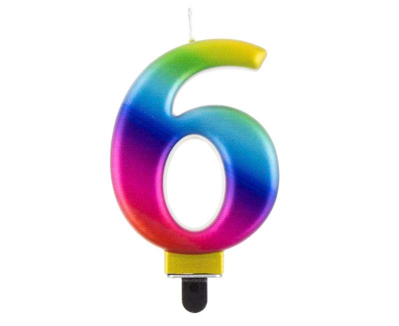 Svece tortam 6 8 cm Galaxy