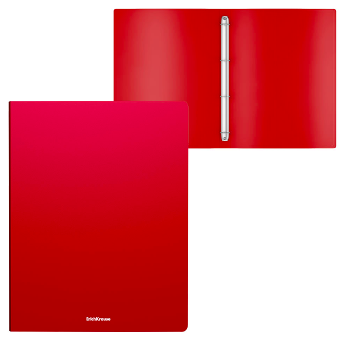 Classic 4 ring binder, A4, 24 mm, red