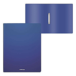 Plastmasas mapīte uz 2 gredzeniem ErichKrause Matt Classic, 24mm, A4, zila