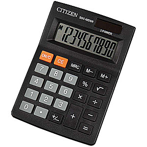 Galda kalkulators Citizen SDC-022SR, 10 cipari, 87x127x23 mm
