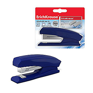Stapleris №10 ErichKrause Elegance līdz 20 lapām, skavas komplektā, assorti