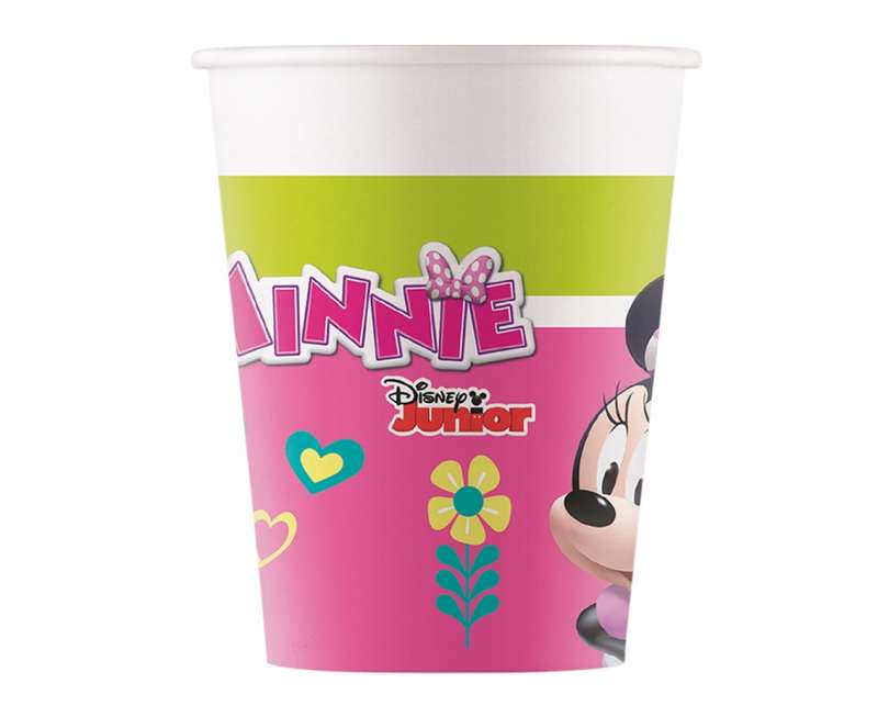 Стаканы бумажные "Minnie Happy" 200мл, 8 шт. 