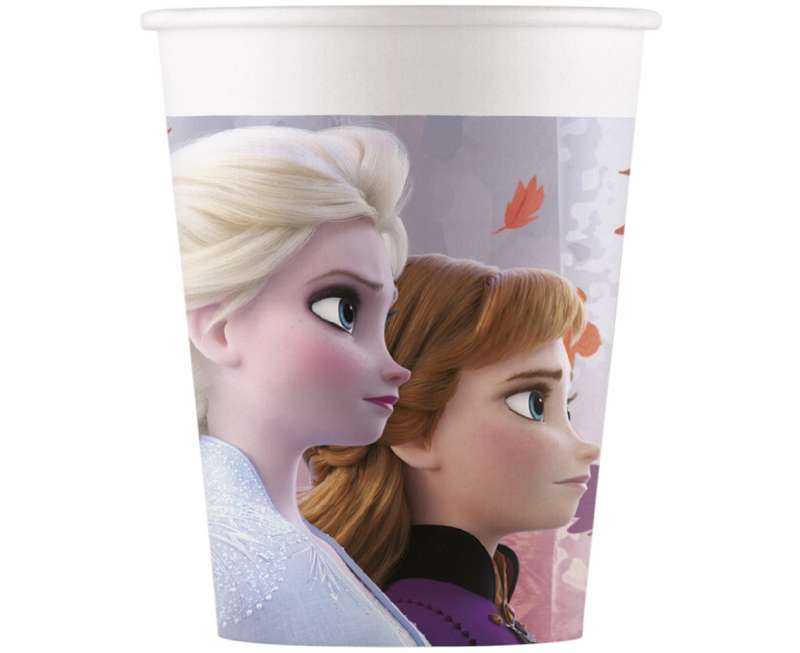 Papīra glāzītes "Frozen" 200ml, 8gb