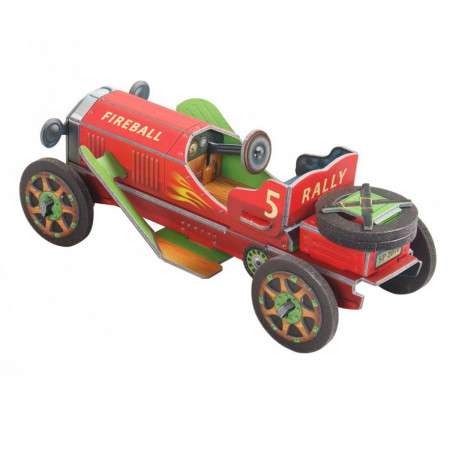 Saliekama rotaļlieta -  Automašīna (sarkana)