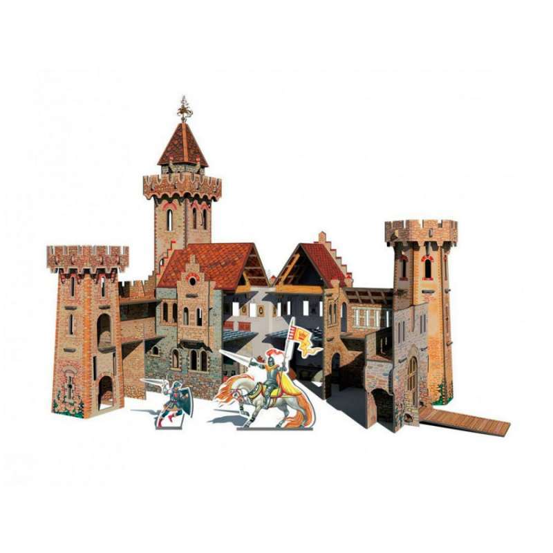 Сборная модель из бумаги - Рыцарский замок 