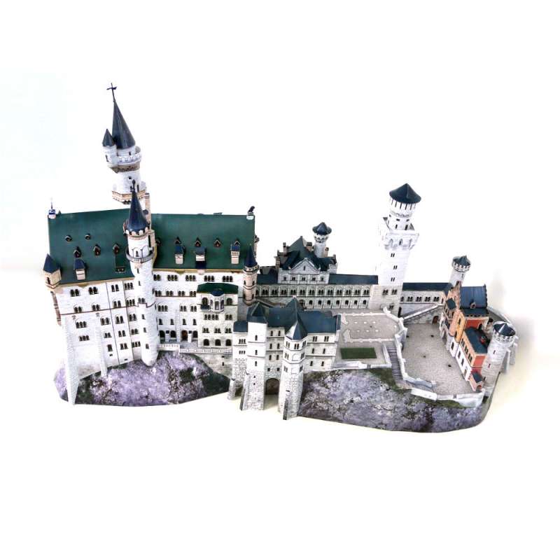 Saliekamais modelis - Neuschwanstein pils Vācijā