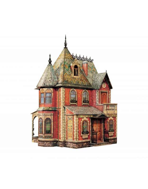 Сборная модель из картона - Кукольный Дом
